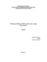 Referāts 'Cilvēka problēmas F.Nīčes darbā "Tā runāja Zaratustra"', 1.