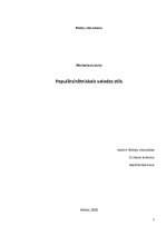 Referāts 'Valodas stili', 1.