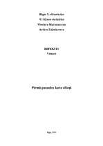 Referāts 'Pirmā pasaules kara cēloņi', 1.