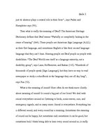 Konspekts 'Deaf Child's World', 4.