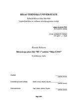 Referāts 'Mārketinga plāns SIA "BT1" izstādei "Māja I 2006"', 1.