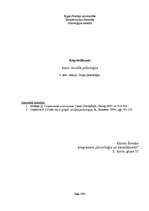 Konspekts 'Grupu psiholoģija', 1.