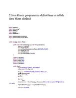 Paraugs 'Programmēšanas valodas "Java" izmantošana datu bāzes serverī', 6.