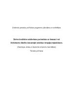 Referāts 'Dzīves kvalitātes uzlabošana pacientiem ar demenci vai Alcheimera slimību izmant', 1.