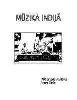 Referāts 'Mūzika Indijā', 1.
