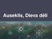 Prezentācija 'Mitoloģiskās būtnes. Auseklis, Dieva dēli', 1.