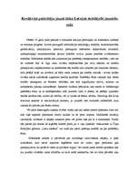 Konspekts 'Kredīts kā patērētāju jaunā ētika Latvijas strādājošo jauniešu vidū', 1.