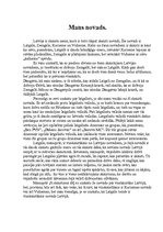 Eseja 'Mans novads - Latgale', 1.