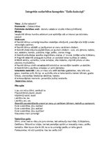 Konspekts 'Pirmsskolas integrētās nodarbības konspekts "Ezīša kažociņš"', 1.