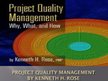 Prezentācija 'Projekta kvalitātes vadība', 1.