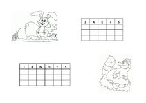 Paraugs 'Izlasi, uzraksti un izkrāso', 2.