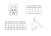 Paraugs 'Izlasi, uzraksti un izkrāso', 6.