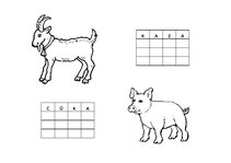 Paraugs 'Izlasi, uzraksti un izkrāso', 7.