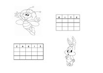 Paraugs 'Izlasi, uzraksti un izkrāso', 8.