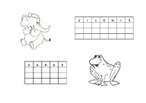 Paraugs 'Izlasi, uzraksti un izkrāso', 9.