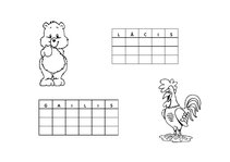 Paraugs 'Izlasi, uzraksti un izkrāso', 10.