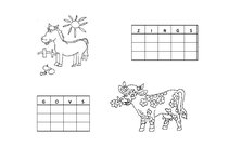 Paraugs 'Izlasi, uzraksti un izkrāso', 11.