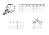 Paraugs 'Izlasi, uzraksti un izkrāso', 18.