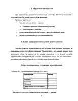 Biznesa plāns 'Бизнес план', 6.