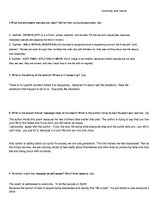 Konspekts 'Poetry Analysis', 2.