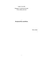 Konspekts 'Rotaļnodarbības modelēšana', 1.