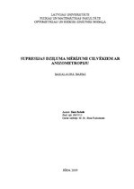 Referāts 'Supresijas dziļuma mērījumi cilvēkiem ar anizometropiju', 1.