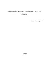 Prezentācija 'Metodisko materiālu portfolio - augļi un dārzeņi', 1.
