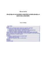 Referāts 'Atvaļinājuma izmantošana atkarībā no darba devēja un darba ņēmēja attiecībām', 1.
