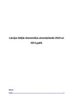 Eseja 'Latvijas ārējās ekonomikas atveseļošanās 2010. un 2011.gadā', 1.