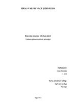 Referāts 'Emociju nozīme cilvēka dzīvē', 1.