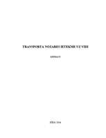 Referāts 'Transporta nozares ietekme uz vidi', 2.