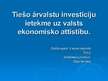 Prezentācija 'Tiešo ārvalstu investīciju ietekme uz valsts ekonomisko attīstību', 1.