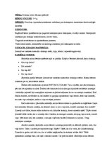 Konspekts 'Dabas metodikas stundas plānojums', 1.