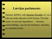 Prezentācija 'Vēlēšanas un Latvijas parlaments', 13.