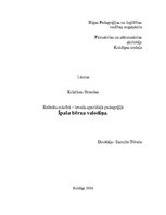 Referāts 'Īpaša bērna valodiņa', 1.