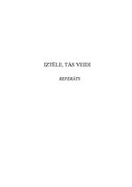 Referāts 'Iztēle, tās veidi', 1.