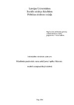 Eseja 'Mūsdienās pastāvošais varas sadalījuma / spēku līdzsvara modelis starptautiskajā', 1.