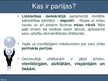 Prezentācija 'Politisko partiju sistēma Latvijā, to dibināšanas kartība', 2.