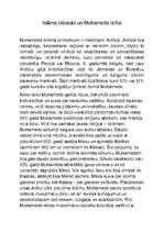 Eseja 'Islāma rašanās un Muhameda dzīve', 1.