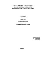Referāts 'Latvijas integrācija Eiropas Savienībā', 1.