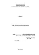 Referāts 'Elektrodrošība un traumatisms', 1.