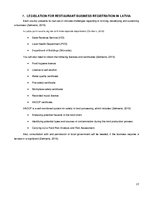 Referāts 'Characteristics of Food & Beverages sector in Latvia', 23.