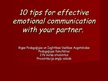Prezentācija '10 Tips for Effective Emotional Communication with Your Partner', 1.
