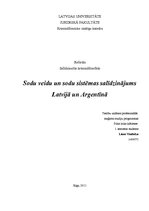 Referāts 'Sodu veidu un sodu sistēmas salīdzinājums - Latvija un Argentīna', 1.