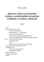 Referāts 'Ģimenes, skolas un sabiedrības ietekme uz profesionālās orientācijas veidošanos ', 1.