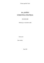 Diplomdarbs 'SIA "Estēts" mārketinga stratēģija', 1.