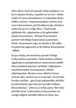 Eseja 'Pasaules izcelsme - kreacionisms', 1.
