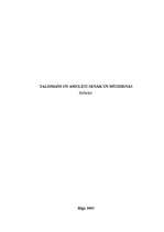 Referāts 'Talismani un amuleti senāk un mūsdienās', 1.