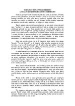 Eseja 'Vispārīgs man zināmās trimdas literatūras raksturojums un vērtējums', 1.