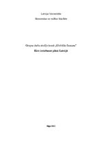 Referāts 'Eiro ieviešanas plāni Latvijā', 1.